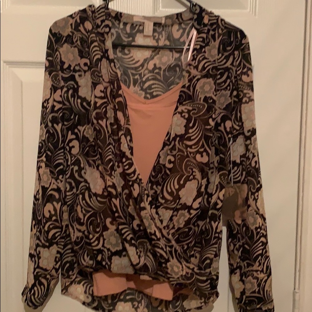 Brand new top with brand new tank top